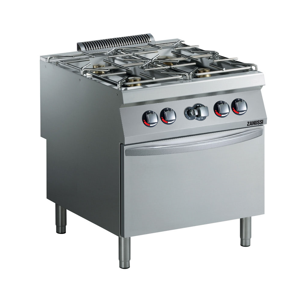 Zanussi 392260 EVO900 Gas 800mm 4 Open Burners 36 MJ with Gas Static Oven
