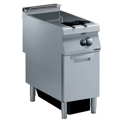Zanussi 392331 EVO900 Gas 400mm Single Well 23L Freestanding V-Shaped Deep Fryer