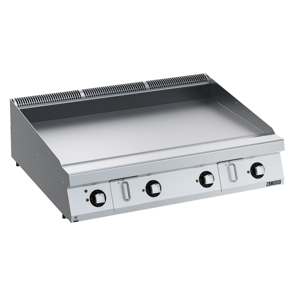 Zanussi 392404 EVO900 Electric 1200mm Smooth Chromium Plate Fry Top -HP