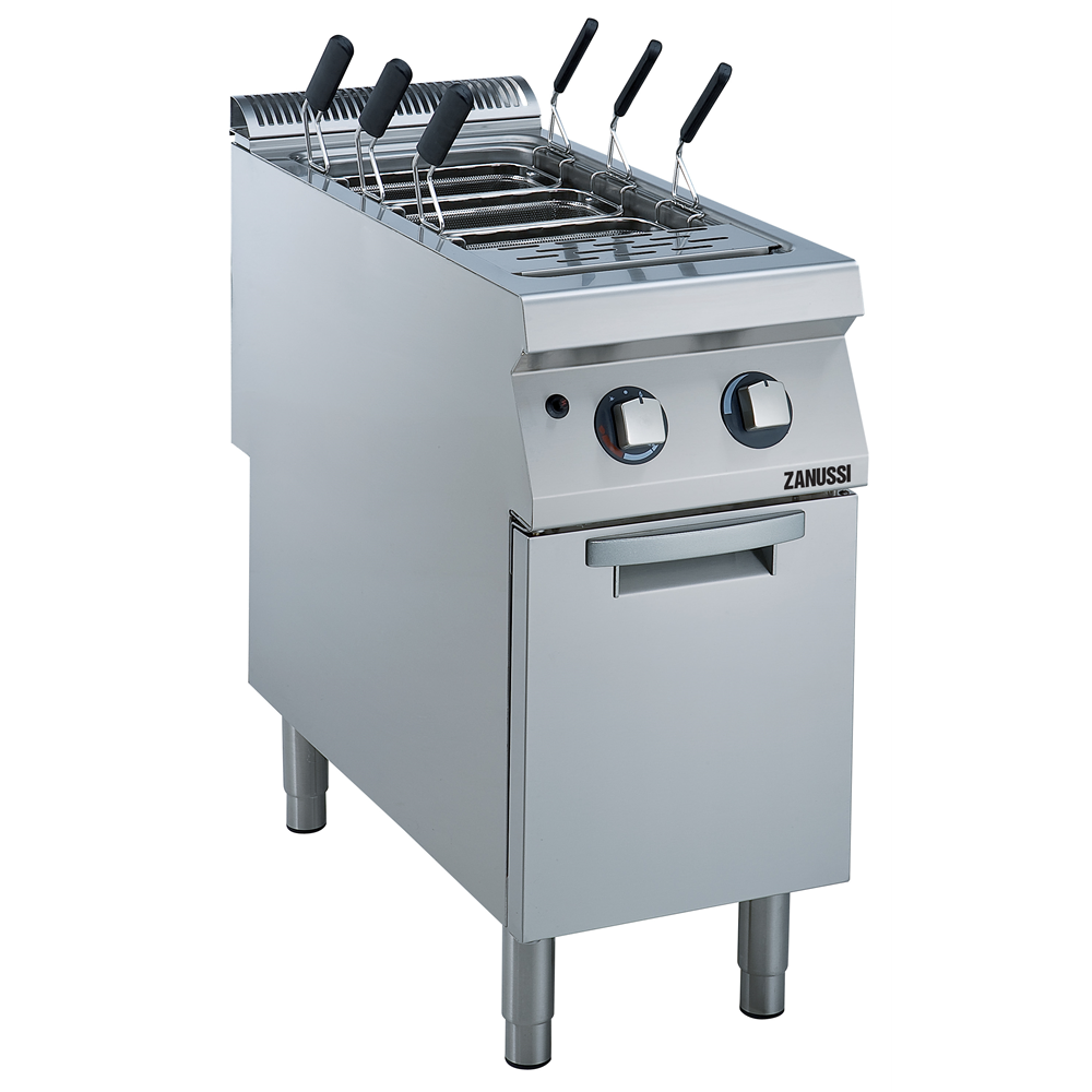 Zanussi 392410 EVO900 Gas 400mm Single Well 40L Freestanding Pasta Cooker