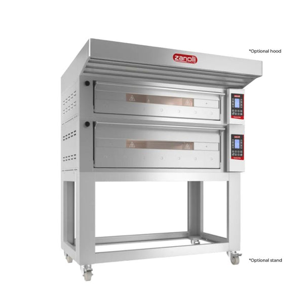 Zanolli I POM3E06A-1+POM3E04A-1 I Zanolli Teorema Polis I Double Deck Pizza Oven I Electric Deck Ovens I Double Deck Oven I Commercial Pizza Oven