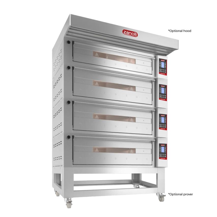 Zanolli I POM3E06A-3+POM3E04A-1 I Zanolli Teorema Polis I Deck Bakery Oven I Electric Deck Ovens I 4 I Deck Oven I Commercial Pizza Oven
