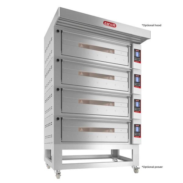Zanolli POM3E06A-4 Teorema Polis Electric 3 Tray Quadruple Bakery Deck Oven