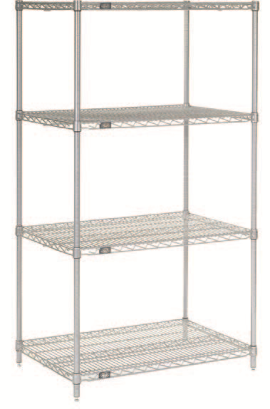 Atlas A21727EPL | 4 Shelf Wire Add-On Shelving Kits | 535 mm Deep | 1830 mm Wide