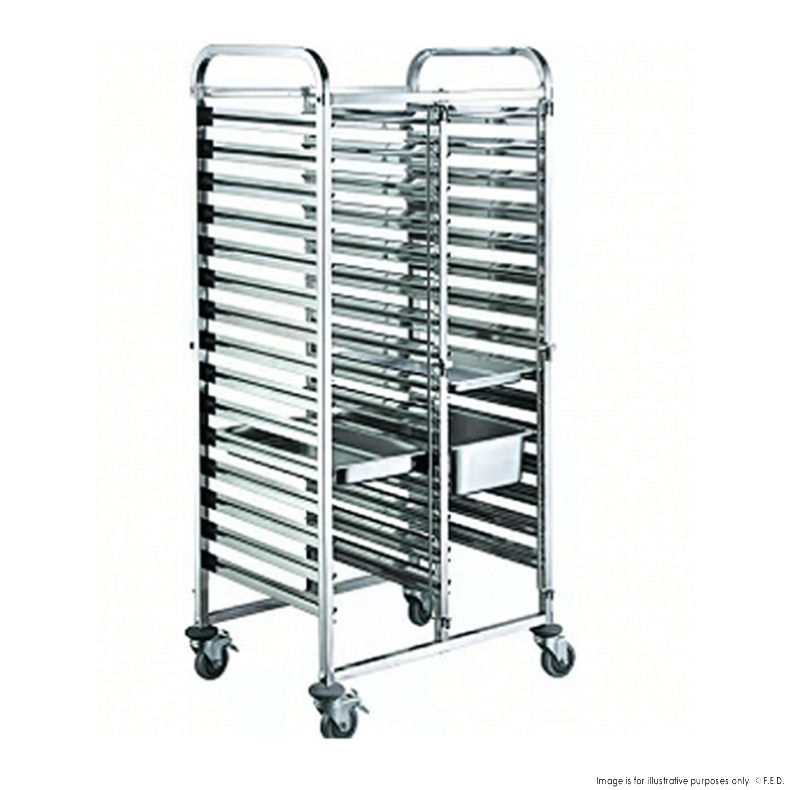 Gastronorm Pan Trolley, F.E.D, 404090, Modular System, 32 Pan, Gastronorm, Tray Trolley