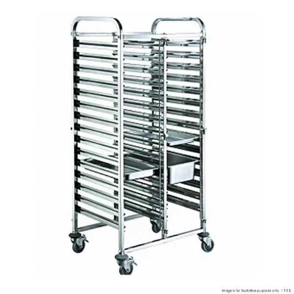 Gastronorm Pan Trolley, F.E.D, 404090, Modular System, 32 Pan, Gastronorm, Tray Trolley