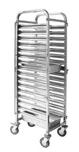 Gastronorm Pan Trolley, F.E.D, 404091, Modular System, 16 Pan, Gastronorm, Tray Trolley