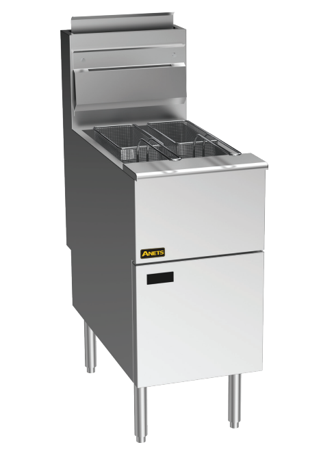 Anets 40AV | SilverPlus | Gas Tube Fryers | 16-18 Liters | Tube Fryer | Deep Fryers