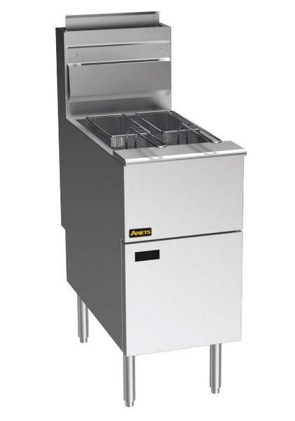 Anets 40AV | SilverPlus | Gas Tube Fryers | 16-18 Liters | Tube Fryer | Deep Fryers