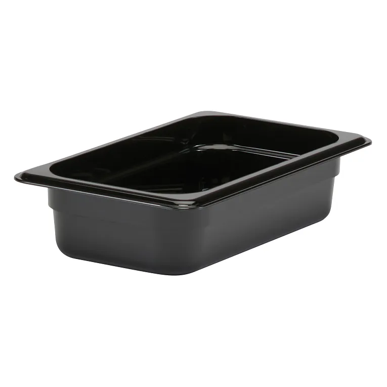 Cambro 42CW110 I Camwear GN 1/4 Food pan 65 mm Deep I 1.7L I Black I Case of 6