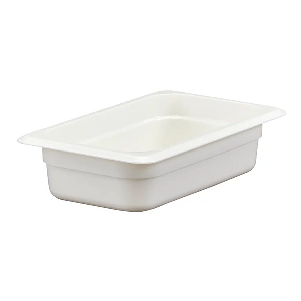 Cambro 42CW148 I Camwear GN 1/4 Food pan 65 mm Deep I 1.7L I White I Case of 6