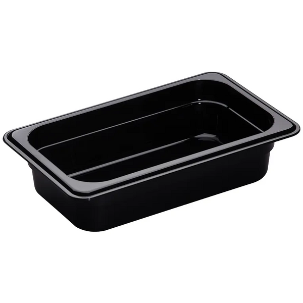 Cambro 42HP110 I GN 1/4 H-Pan High Heat Food Pans 65 mm Deep I 1.7L I Black I Case of 6