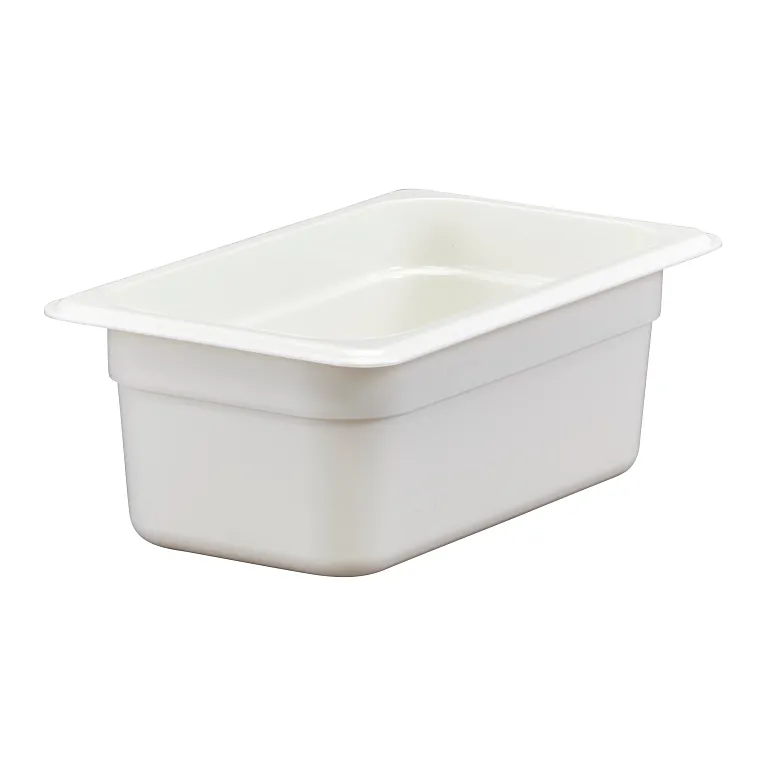 Cambro 44CW148 I Camwear GN 1/4 Food pan 100 mm Deep I 2.5L I White I Case of 6