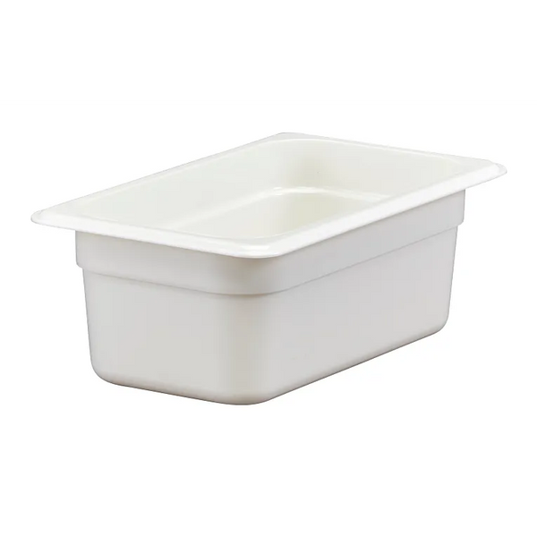 Cambro 44CW148 I Camwear GN 1/4 Food pan 100 mm Deep I 2.5L I White I Case of 6