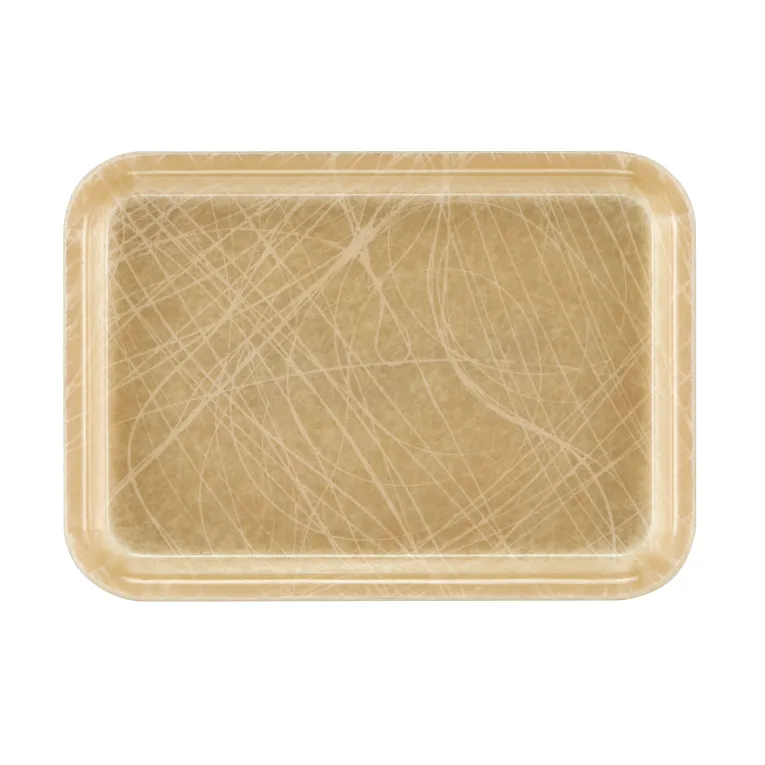 Cambro 46214 I Camtray Rectangular Tray I 110x150mm I Abstract Tan I Case of 12