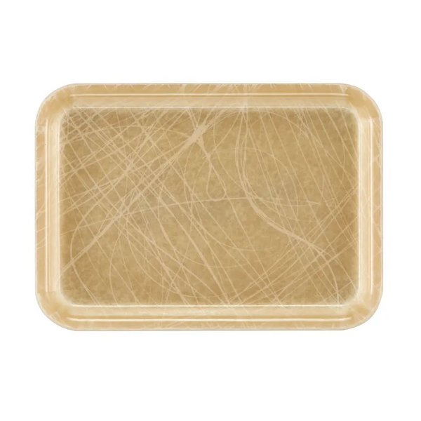 Cambro 46214 I Camtray Rectangular Tray I 110x150mm I Abstract Tan I Case of 12