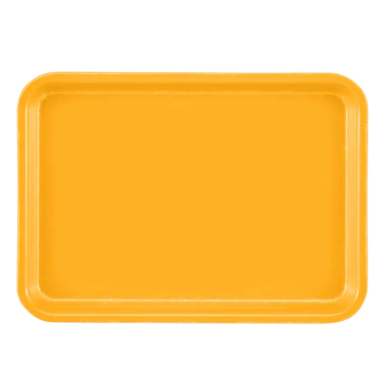 Cambro 46504 I Camtray Rectangular Tray I 110x150mm I Mustard I Case of 12