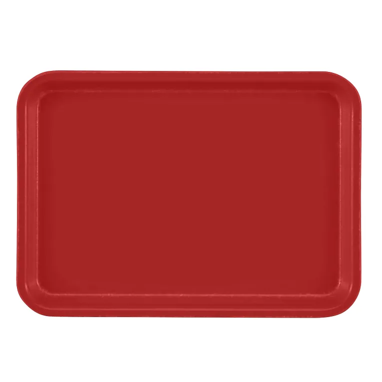 Cambro 46521 I Camtray Rectangular Tray I 110x150mm I Cambro Red I Case of 12