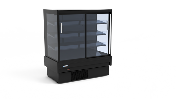 Hussmann SGND153S-CQ4 Self-Contained Semi Vertical Hinged Door Display Cabinet