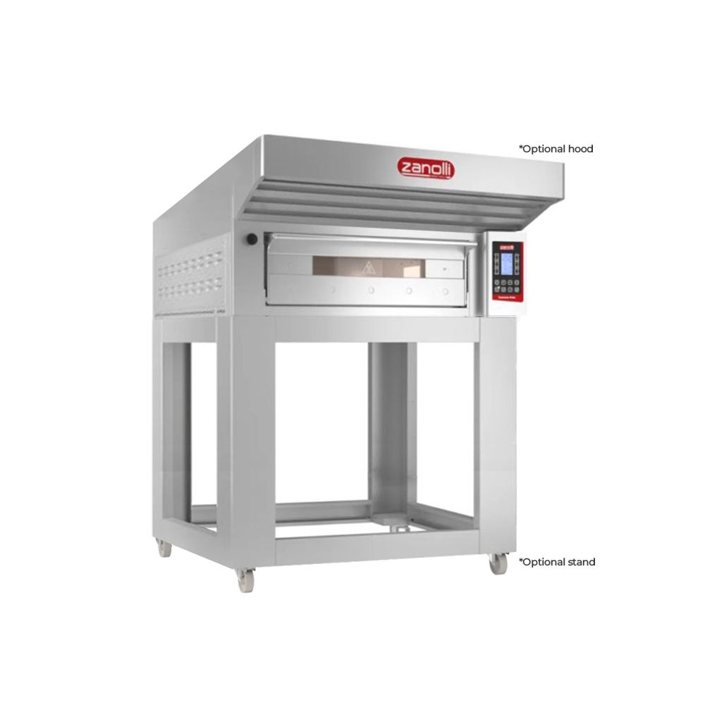 Zanolli I POM4E04A-1  Zanolli Teorema Polis I One Deck Oven I Electric Deck Ovens I Pizza Oven Single Deck I Commercial Pizza Oven