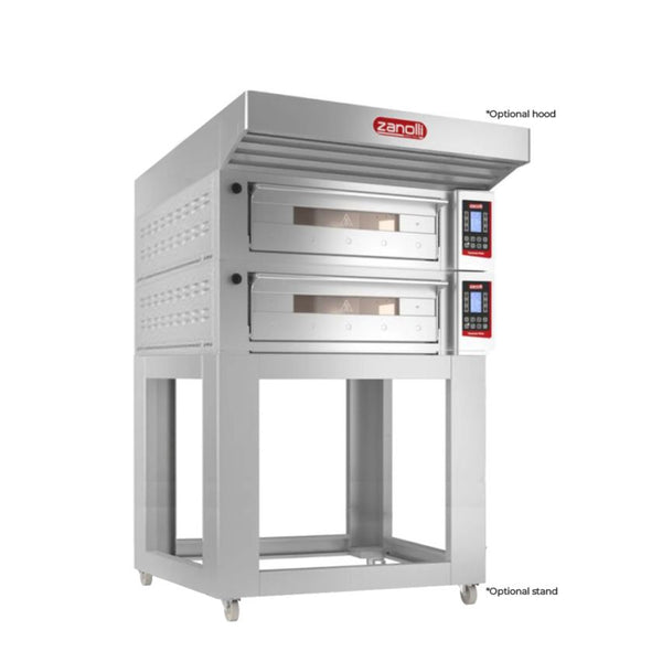 Zanolli I POM4E04A-2 I Zanolli Teorema Polis I Double Deck Pizza Oven I Electric Deck Ovens I Double Deck Oven I Commercial Pizza Oven