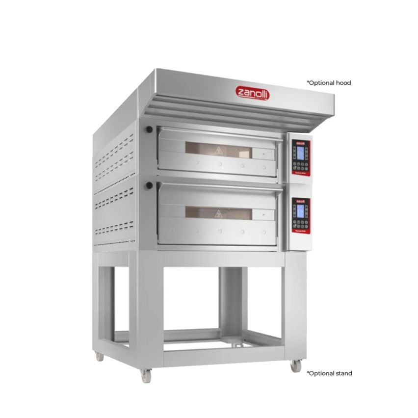 Zanolli I POM4E06A-1+POM4E04A-1 I Zanolli Teorema Polis I Deck Bakery Oven I Electric Deck Ovens I Double I Deck Oven I Double Deck Commercial Pizza Oven