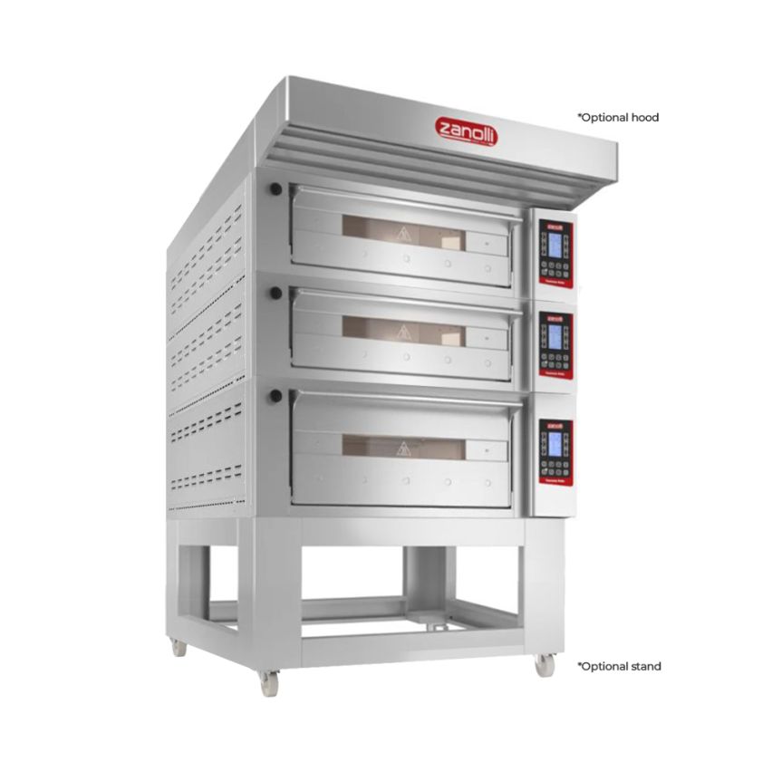 Zanolli I POM4E06A-1+POM4E04A-2 I Zanolli Teorema Polis I Deck Bakery Oven I Electric Deck Ovens I 3 I Deck Oven I Commercial Pizza Oven