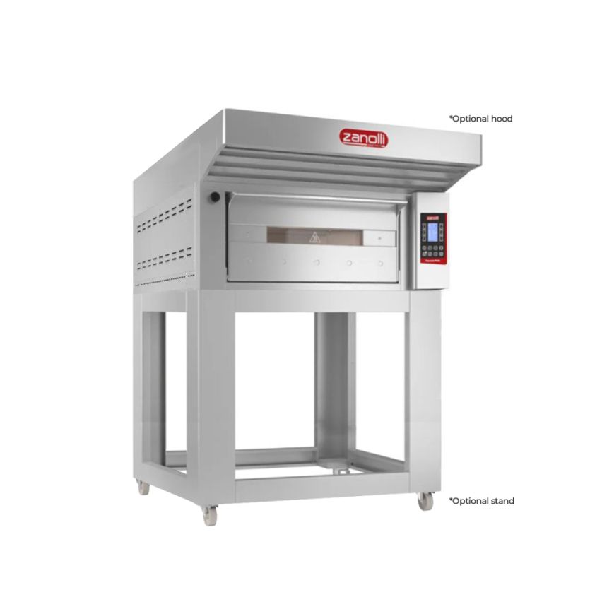 Zanolli I POM4E06A-1 I Zanolli Teorema Polis I One Deck Oven I Electric Deck Ovens I Pizza Oven Single Deck I Commercial Pizza Oven