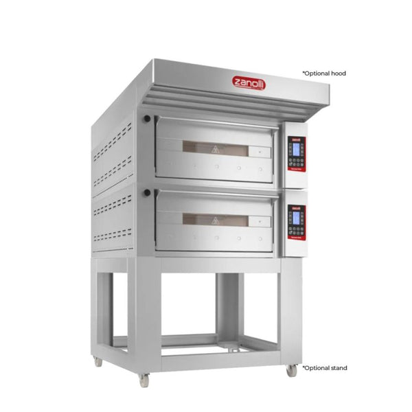 Zanolli I POM4E06A-2 I Zanolli Teorema Polis I Double Deck Pizza Oven I Electric Deck Ovens I Double Deck Oven I Commercial Pizza Oven