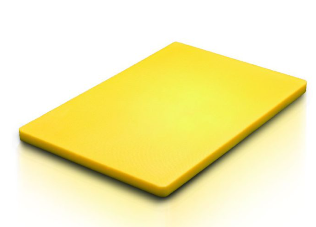 Chopping Board, 3Inox, 508807y, Yellow, Polyethylene Cutting Board, Cutting Board
