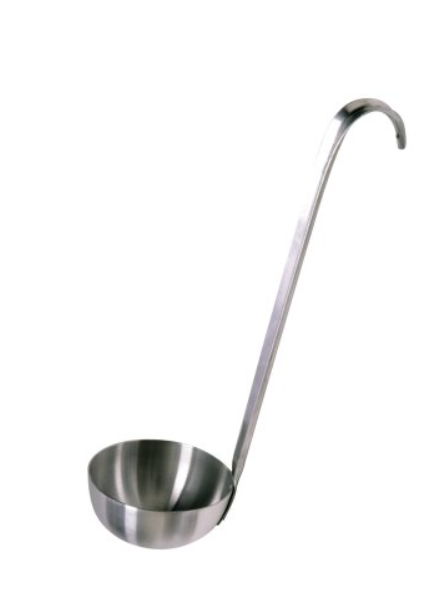 Soup Ladle, 3Inox 514007, Stainless Steel, Stainless Steel Soup Ladle, 3oz

