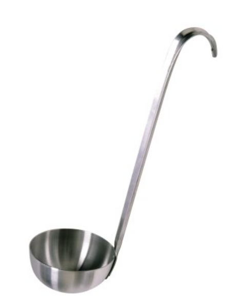 Soup Ladle, 3Inox, 514015, Stainless Steel Soup Ladle, 16oz


