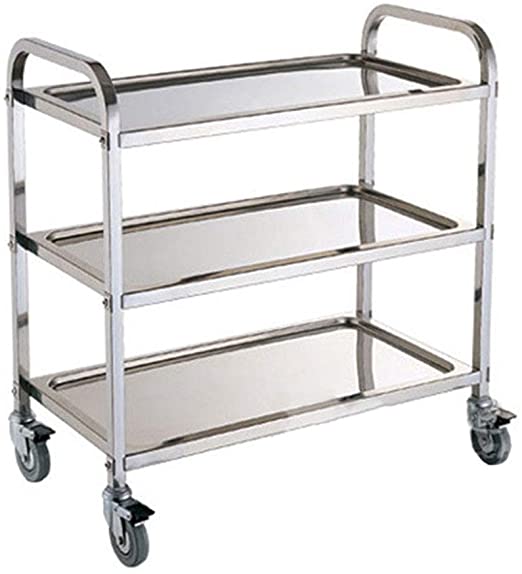 Roband Hallde | HA3208 | Accessories Trolley | Stainless Steel Trolley on Wheels | with Lockable Wheels
