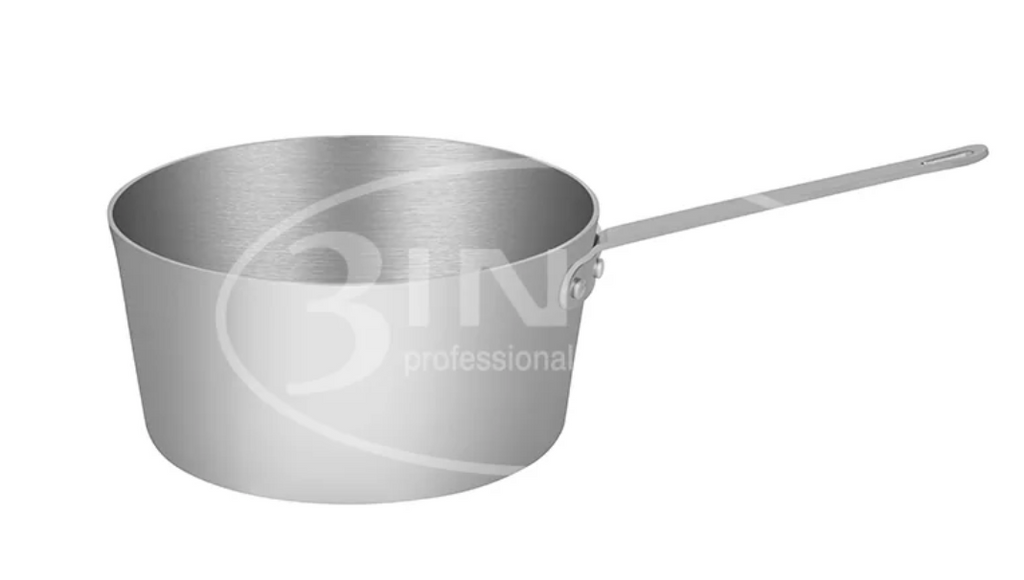 Aluminium Saucepan, 3Inox, 521007, Saucier Pan, Saucepan
