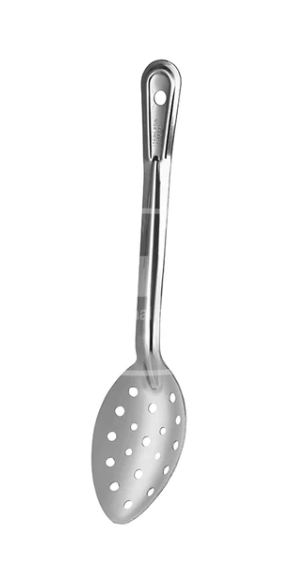 Serving Spoon, 3Inox, 522018, Perforated, Stainless Steel Slotted Spoon
