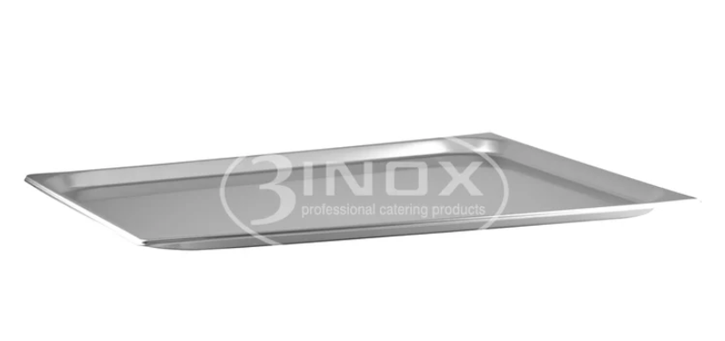 Gastronorm Pan, 3Inox, 523101, Stainless Steel Pan, Stainless Steel Gastronorm Pan 5L
