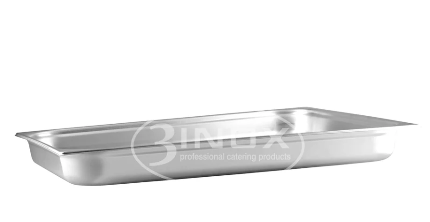 3Inox 523102 I Gastronorm Pan I Stainless Steel I Pan I Stainless Steel Gastronorm Pan I 18L