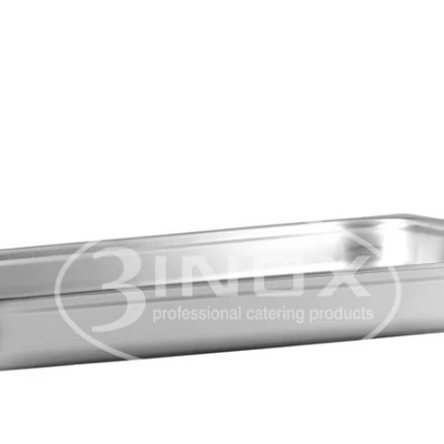 3Inox 523102 I Gastronorm Pan I Stainless Steel I Pan I Stainless Steel Gastronorm Pan I 18L