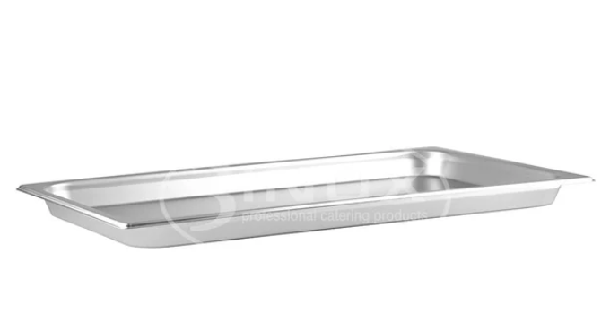 Gastronorm Pan, 3Inox, 523201, Stainless Steel  Pan, Stainless Steel, 2.9L

