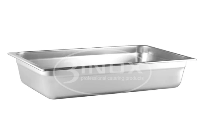 Gastronorm Pan, 3Inox, 523203, Stainless Steel Pan, Stainless Steel, 13.5L
