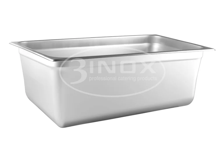 Gastronorm Pan, 3Inox 523205, Stainless Steel, Pan, Stainless Steel Gastronorm Pan
