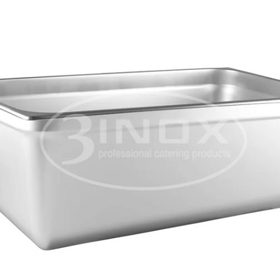 3Inox 523205 I Gastronorm Pan I Stainless Steel I Pan I Stainless Steel Gastronorm Pan