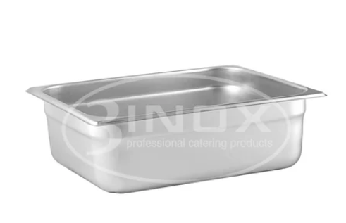 Gastronorm Pan, 3Inox, 523213, Stainless Steel  Pan, 6L, Stainless Steel 

