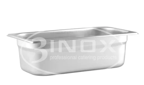  Gastronorm Pan, 3Inox 523233, Stainless Steel, Pan, Stainless Steel Gastronorm Pan, 3.5L 
