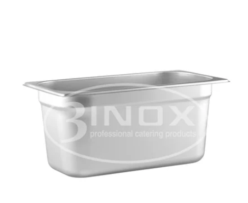 Gastronorm Pan, 3Inox, 523234, Stainless Steel Pan, Stainless Steel, 5.4L
