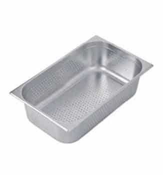 3Inox 523270 I Gastronorm Pan I Perforated Pan I Stainless Steel I Pan I GN 1/1 I 530 x 325 x 40mm