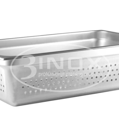 3Inox 523274 I Gastronorm Pan I Perforated Pan I Stainless Steel I Pan