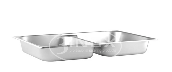 Split Pan, 3Inox, 523281, Divided Pan, Full Size 65mm
