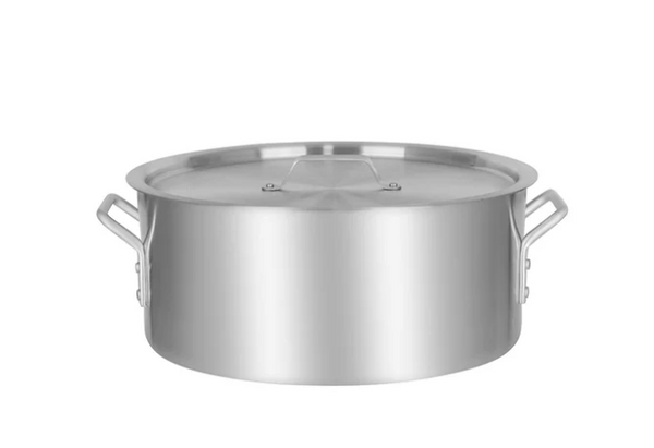 Brazier Pan, 3Inox, 523420, Aluminum Pan, 24L, W/ LID
