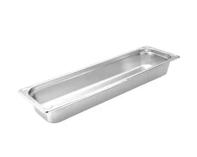 3Inox 523982 I Gastronorm Pan I Stainless Steel I Pan I Stainless Steel Gastronorm Pan I GN 2/4 I 530 x 162 x 65mm